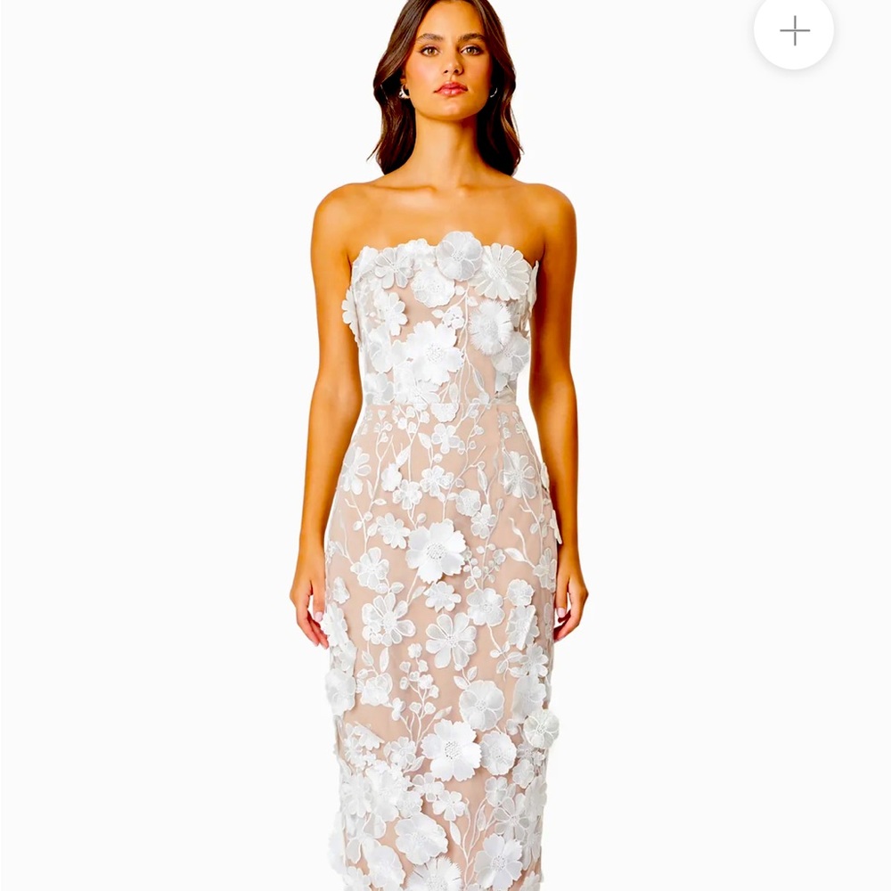 Brand new Elliatt rehearsal dinner bridal shower dress with size guide!